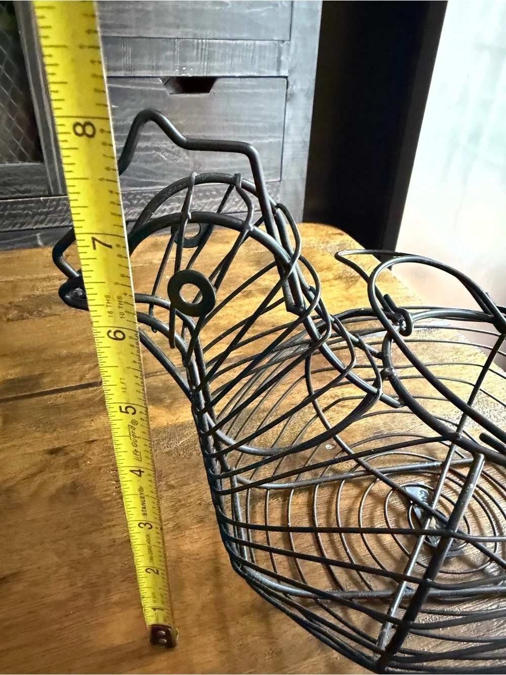 Vintage-Style Chicken Egg Basket